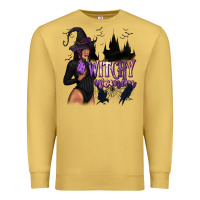 Antique Gold Witchy Woman Premium Sweatshirt - texasbilliewilder