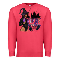 Cardinal Witchy Woman Premium Sweatshirt - texasbilliewilder