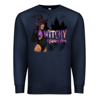 Navy Witchy Woman Premium Sweatshirt - texasbilliewilder