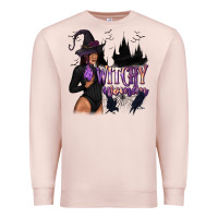 Pale Pink Witchy Woman Premium Sweatshirt - texasbilliewilder