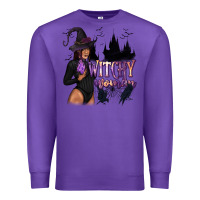 Purple Witchy Woman Premium Sweatshirt - texasbilliewilder