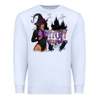 White Witchy Woman Premium Sweatshirt - texasbilliewilder