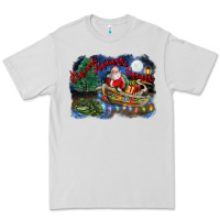 Dove Grey heaux heaux heaux christmas louisiana swamp Premium Tee - FaDigitalArtStudio