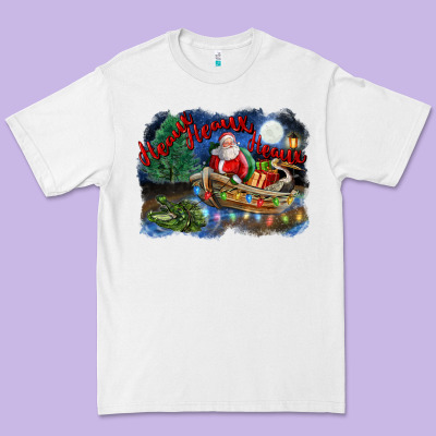 Heaux Heaux Heaux Christmas Louisiana Swamp Premium Tee Designed By Fadigitalartstudio
