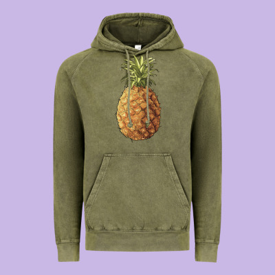 Pineapple Vintage Hoodie Designed By Artiststas