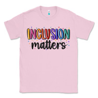 Bubblegum Pink ınclusion matters Classic Tee - MaliasSmallBusiness