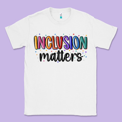ınclusion Matters Classic Tee Designed By Maliassmallbusiness