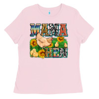 Bubblegum Pink mama hen Ladies Tee - Zillion Design Studio
