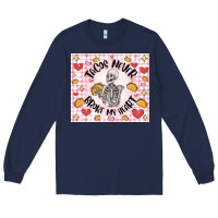 Navy tacos never broke my heart Long Sleeve Tee - MaliasSmallBusiness