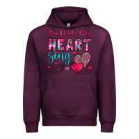 Mauve Wine you make my heart sing Urban Hoodie - OliviaCreatesArt