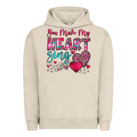 Pigment French Oak you make my heart sing Urban Hoodie - OliviaCreatesArt