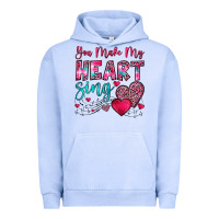Pigment Grape Ice you make my heart sing Urban Hoodie - OliviaCreatesArt