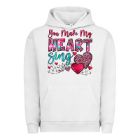 Pigment Lunar Rock you make my heart sing Urban Hoodie - OliviaCreatesArt