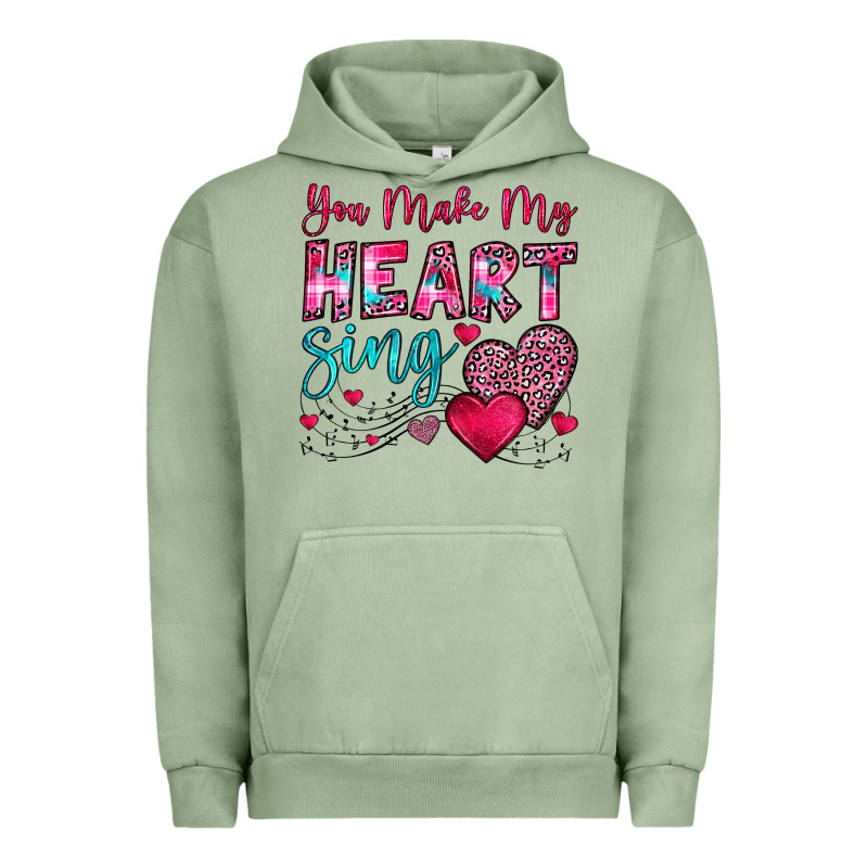 You Make My Heart Sing Urban Hoodie by OliviaCreatesArt | Teevron