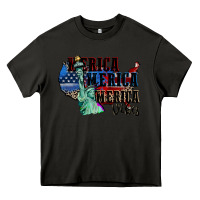 Asphalt Merica Merica Merica vibes 4th of july Heavy Core Tee - CowGirlArtShop