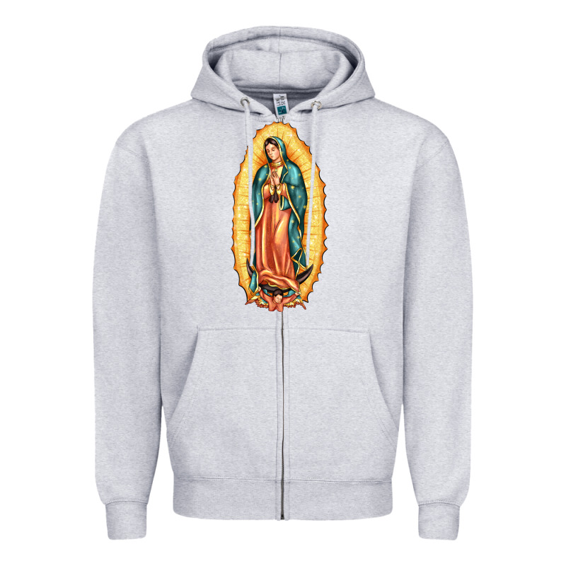 Our Lady Of Guadalupe Zipper Hoodie by LillyAllenDesigns | Teevron