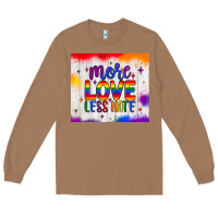 Toasted Coconut more love less hate tumbler Long Sleeve Tee - JahusDesignShop