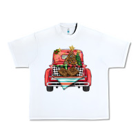 White Christmas truck Urban Heavy Tee - BarkalooDesign