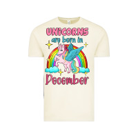 Vintage Arctic unicorns are born in december Vintage Tee - Jasminsmagicworld