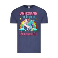 Vintage Denim unicorns are born in december Vintage Tee - Jasminsmagicworld