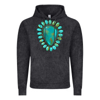 Vintage Black western gemstone turquoise Vintage Hoodie - Artiststas