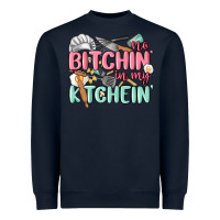 Navy no bitchin in my kitchin Heavyweight Sweatshirt - MaliasSmallBusiness