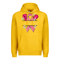 Lemon Personalized Breast Cancer ribbon Premium Hoodie - NancyCooperArtShop