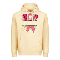 Pina Colada Personalized Breast Cancer ribbon Premium Hoodie - NancyCooperArtShop