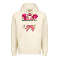 Tofu Personalized Breast Cancer ribbon Premium Hoodie - NancyCooperArtShop
