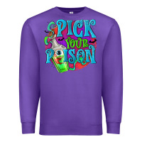 Purple Pick Your Poison Premium Sweatshirt - texasbilliewilder