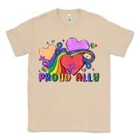 Mushroom proud ally Classic Tee - MaliasSmallBusiness