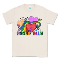Natural proud ally Classic Tee - MaliasSmallBusiness