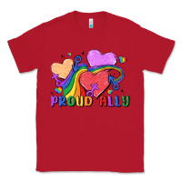 Red proud ally Classic Tee - MaliasSmallBusiness