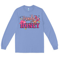 Colony Blue howdy honey Long Sleeve Tee - MaliasSmallBusiness