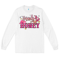 White howdy honey Long Sleeve Tee - MaliasSmallBusiness