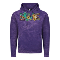 Cloud Purple western gemstone sunflowers serape leopard turquoise love Vintage Hoodie - Artiststas