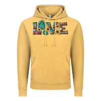 Vintage Mustard western gemstone sunflowers serape leopard turquoise love Vintage Hoodie - Artiststas