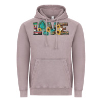 Vintage Zinc western gemstone sunflowers serape leopard turquoise love Vintage Hoodie - Artiststas