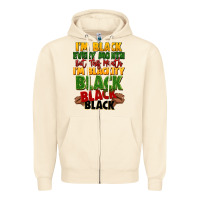 Sandshell juneteenth im black every month Zipper Hoodie - LillyAllenDesigns