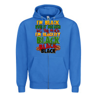 True Royal juneteenth im black every month Zipper Hoodie - LillyAllenDesigns