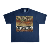 Navy cowhide leopard camouflage Urban Heavy Tee - Jasminsmagicworld