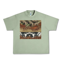 Oil Green cowhide leopard camouflage Urban Heavy Tee - Jasminsmagicworld