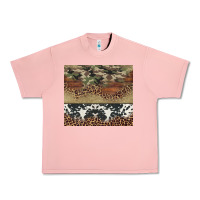 Salmon cowhide leopard camouflage Urban Heavy Tee - Jasminsmagicworld