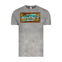 Cloud Rock western howdy cowgirl leopard serape   license plate template Vintage Tee - BarkalooDesign
