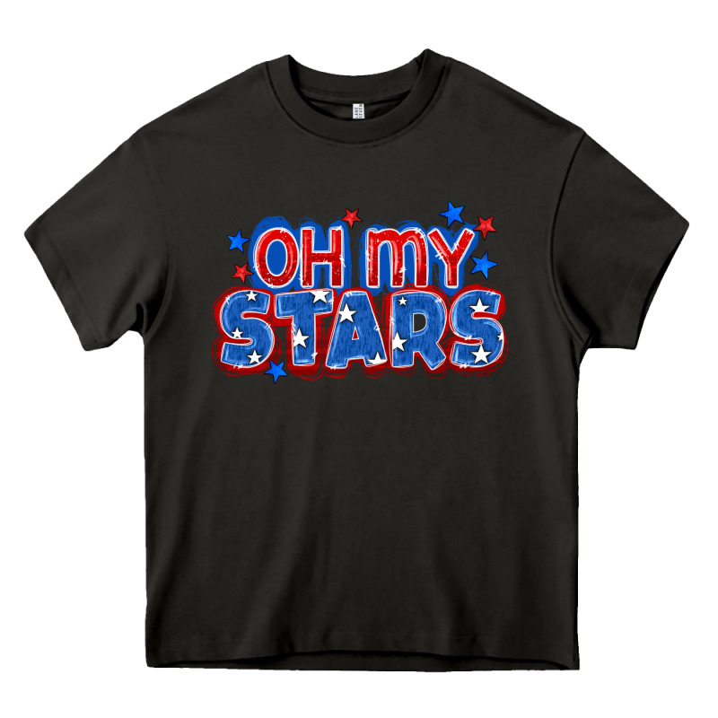 Oh My Stars 4th Of July Heavy Core Tee by CowGirlArtShop | Teevron