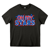 Asphalt Oh my stars 4th of july Heavy Core Tee - CowGirlArtShop