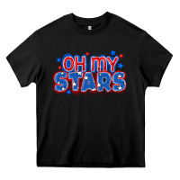 Black Oh my stars 4th of july Heavy Core Tee - CowGirlArtShop