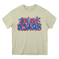 Mossy Oh my stars 4th of july Heavy Core Tee - CowGirlArtShop