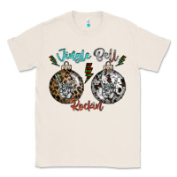 Natural Jingle Bell Rockin Classic Tee - CowhideDigitalArt
