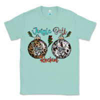 Seafoam Jingle Bell Rockin Classic Tee - CowhideDigitalArt